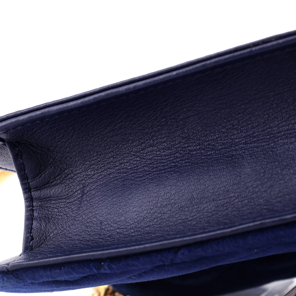 GG Marmont Chain Flap Bag Matelasse Velvet Mini - Deep Luxury