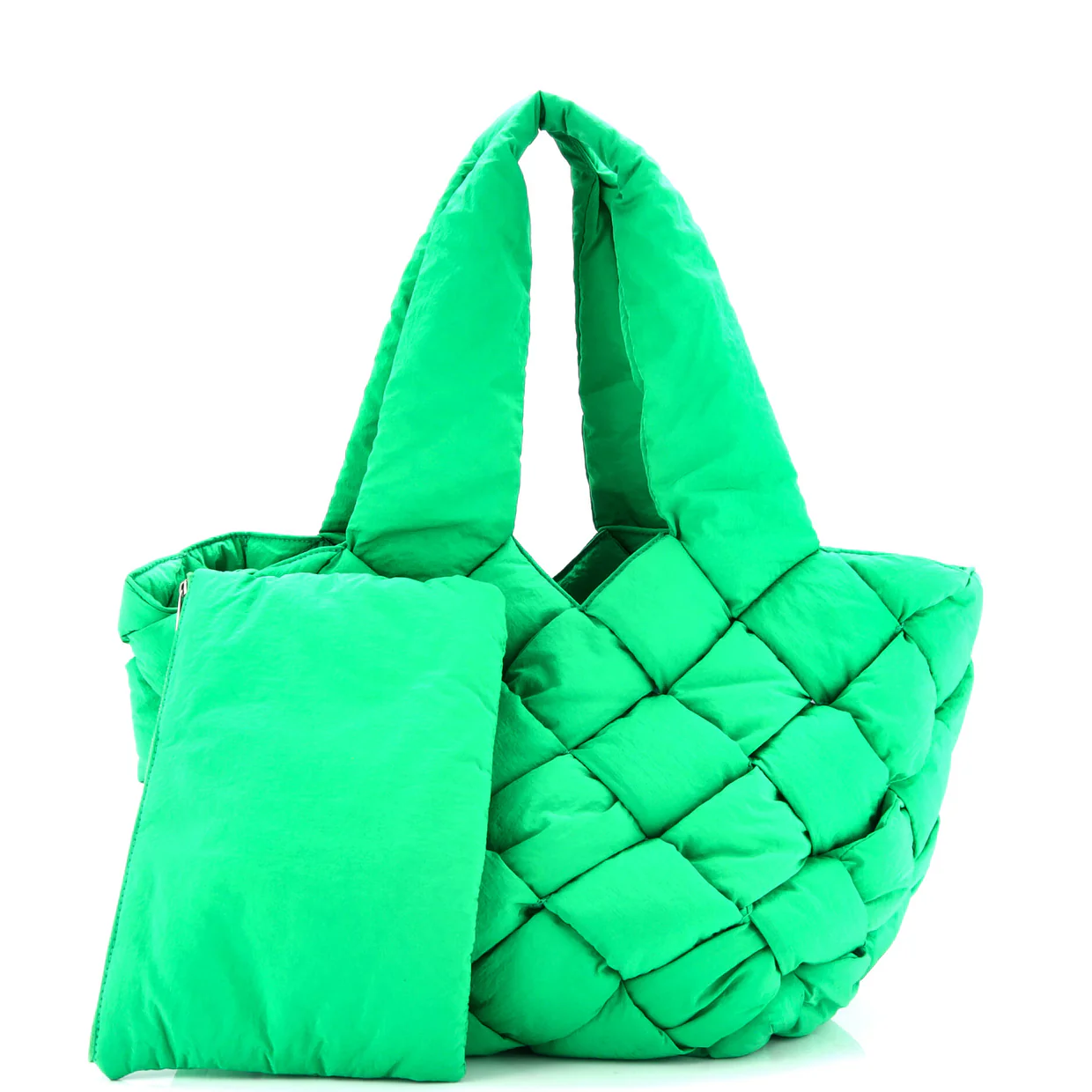 Cassette Paper Tote Intrecciato Nylon - Deep Luxury