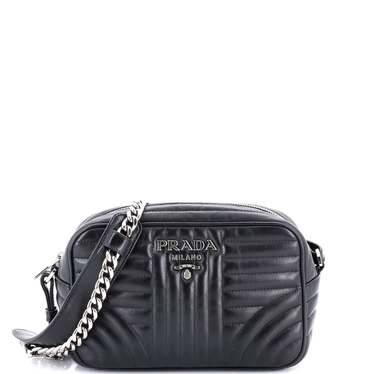 Camera Bag Diagramme Quilted Leather Small - Deep Luxury