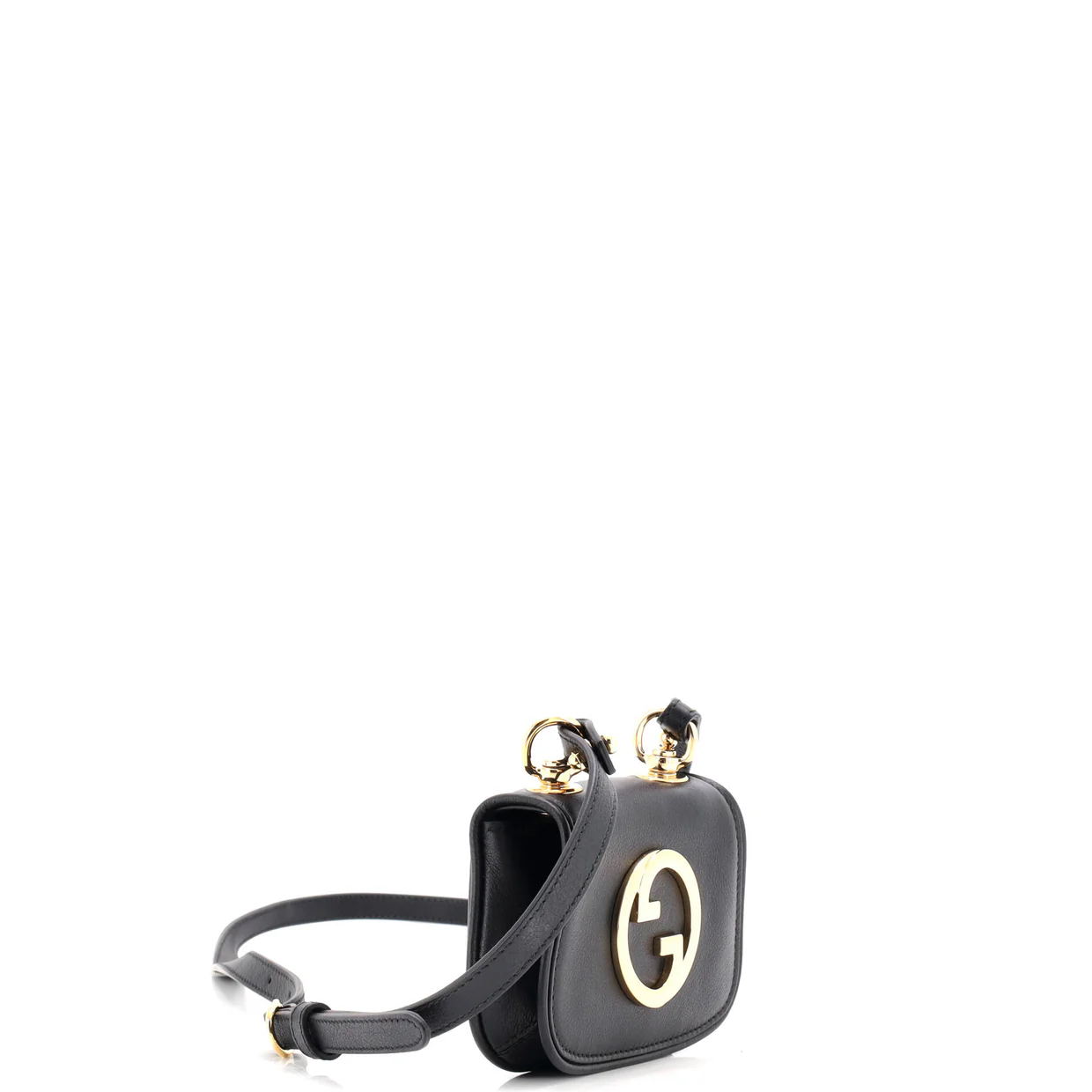 Blondie NM Card Case Wallet with Strap Leather - Deep Luxury