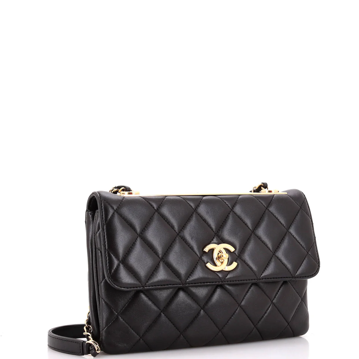 Trendy CC Flap Bag Quilted Lambskin Medium - Deep Luxury