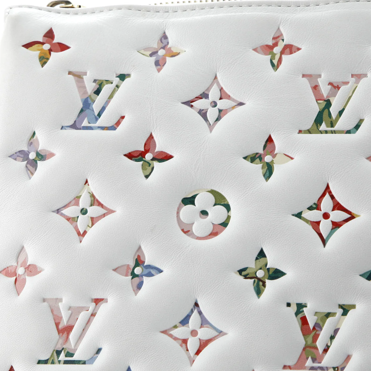 Coussin Bag Monogram Flower Embossed Lambskin PM - Deep Luxury