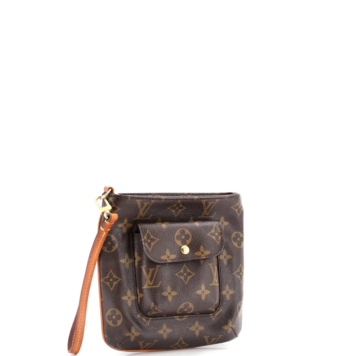 Partition Wristlet Clutch Monogram Canvas - Deep Luxury