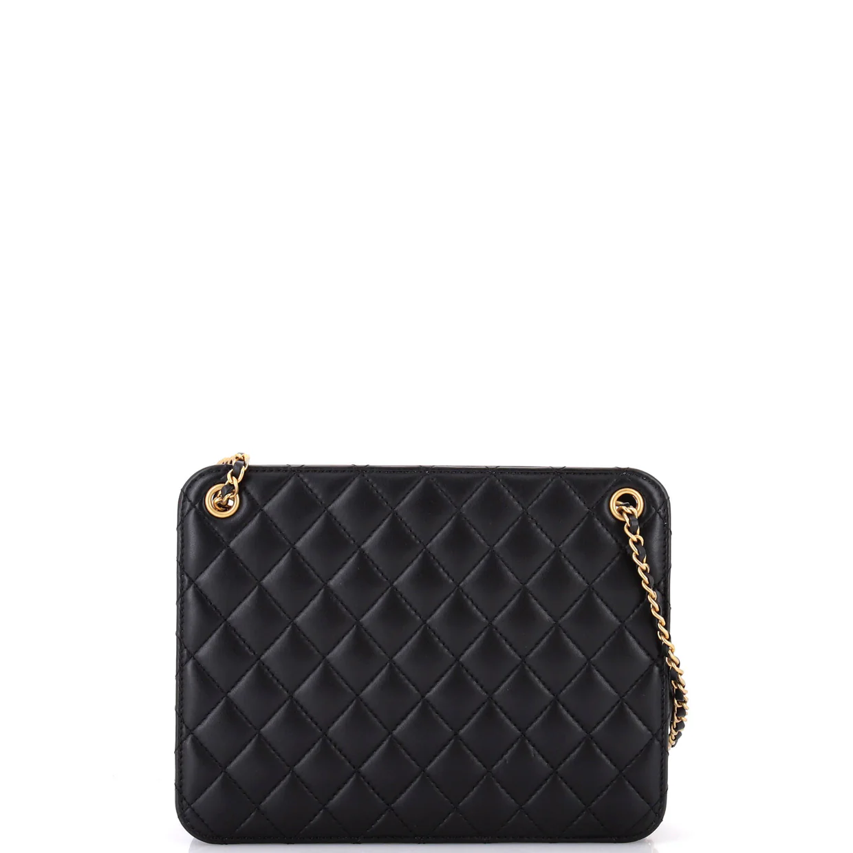 Once Upon A Time Accordion Tote Quilted Calfskin Small - Deep Luxury