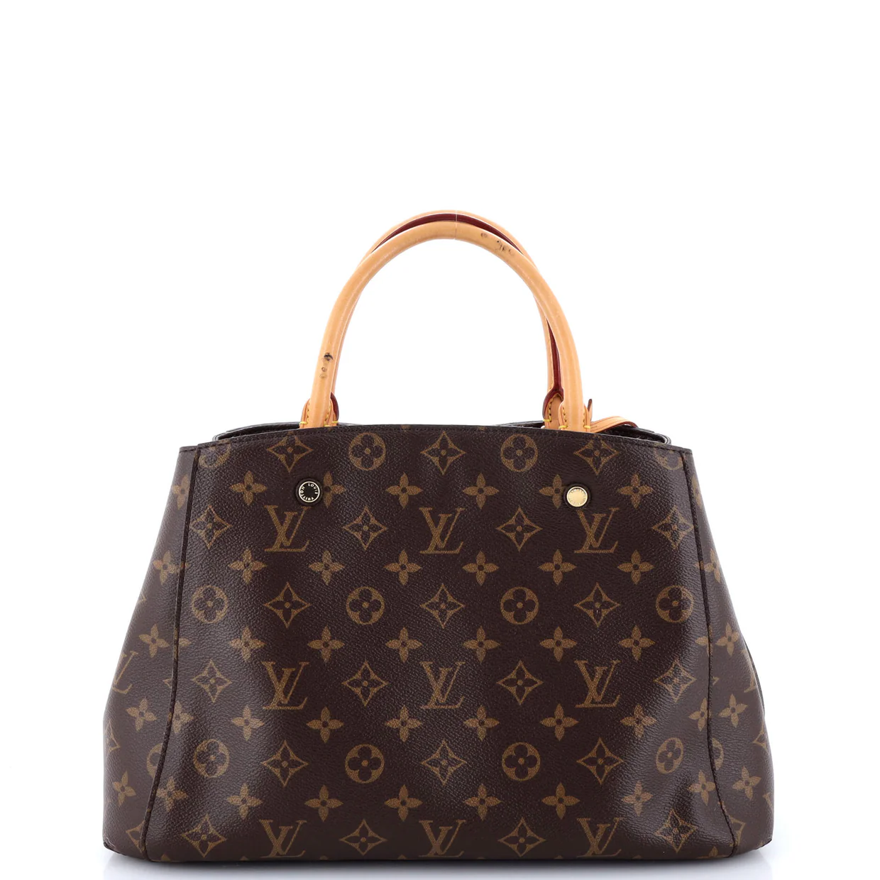 Montaigne Handbag Monogram Canvas MM - Deep Luxury