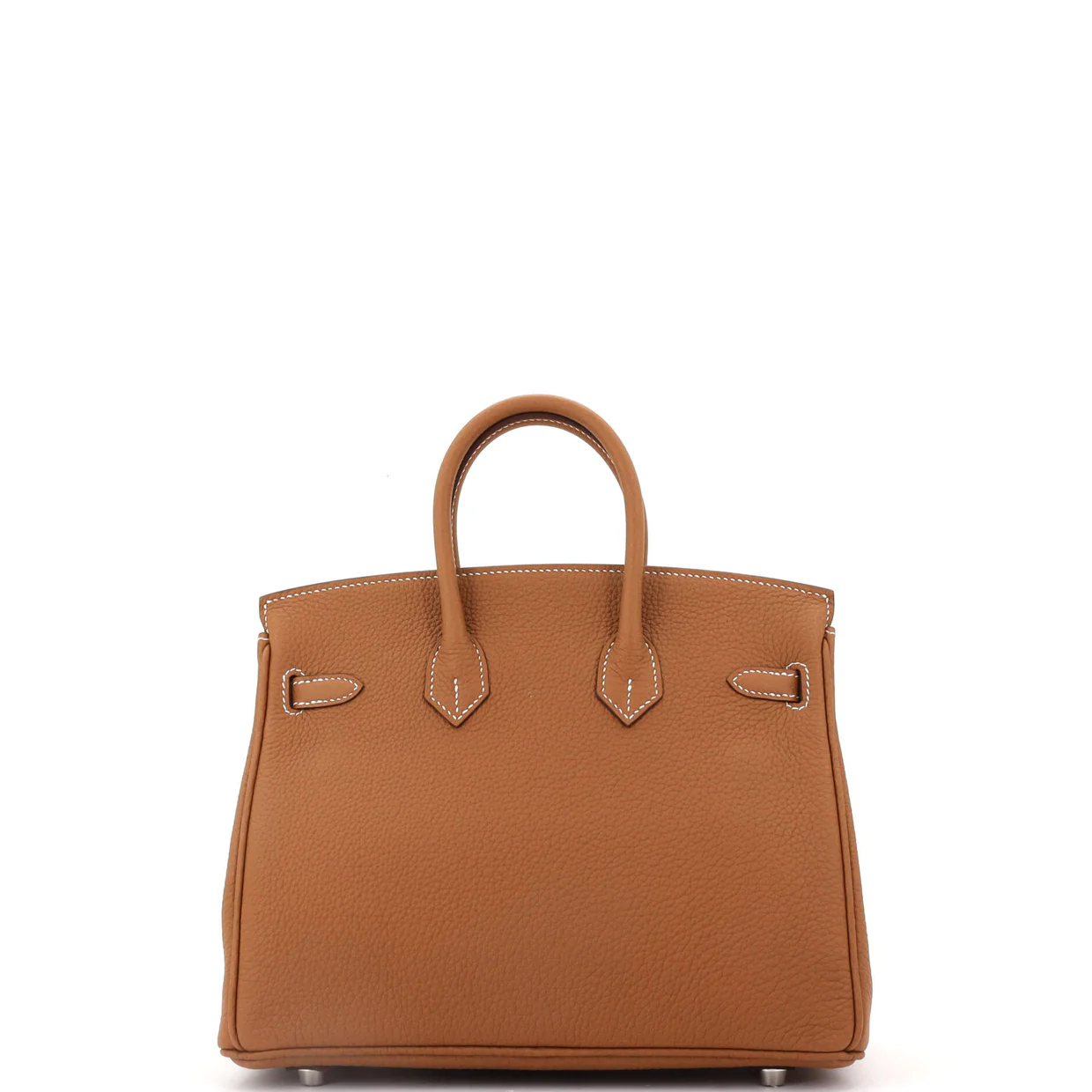 Birkin Handbag Gold Togo with Palladium Hardware 25 - Deep Luxury