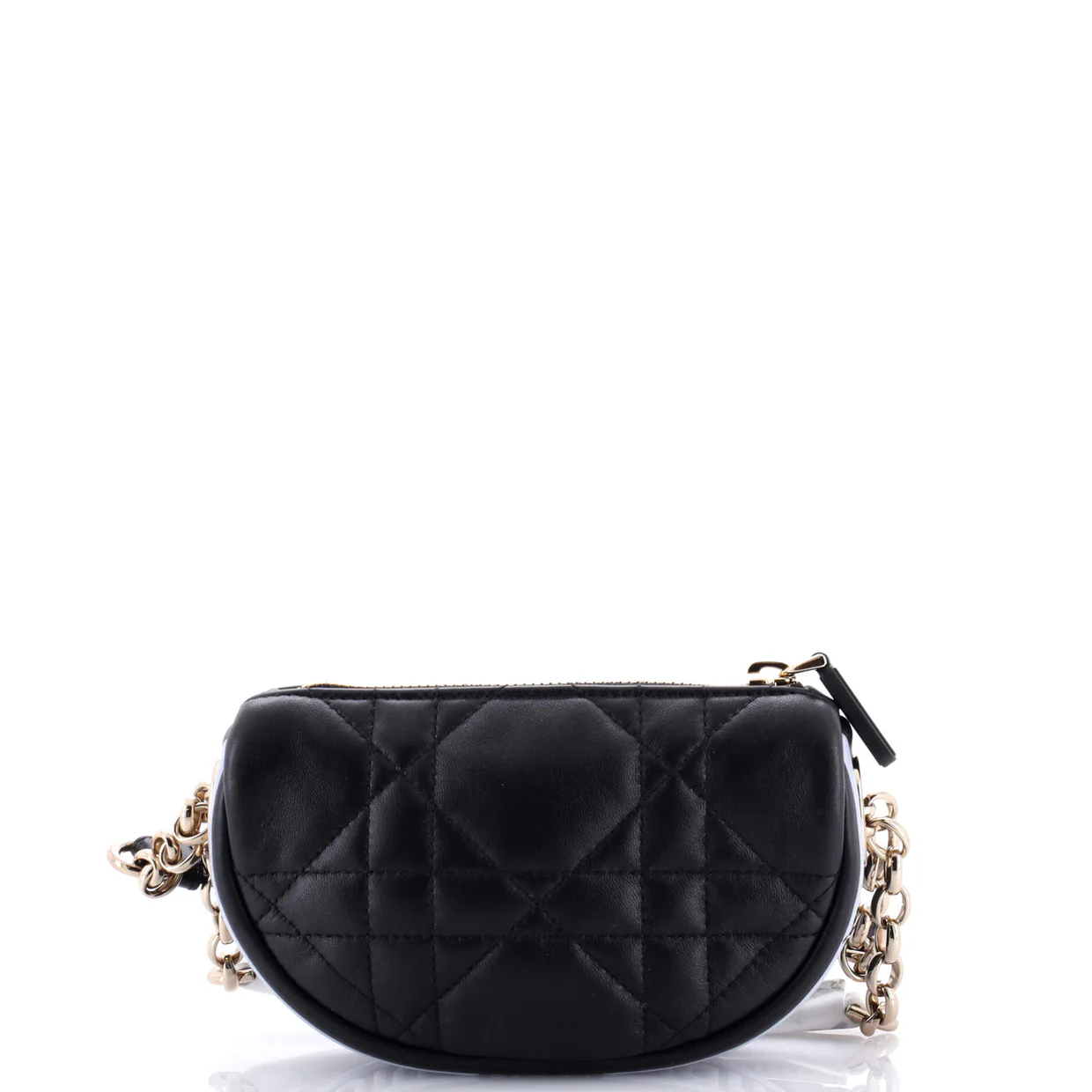 Vibe Hobo Cannage Quilt Lambskin Mini - Deep Luxury