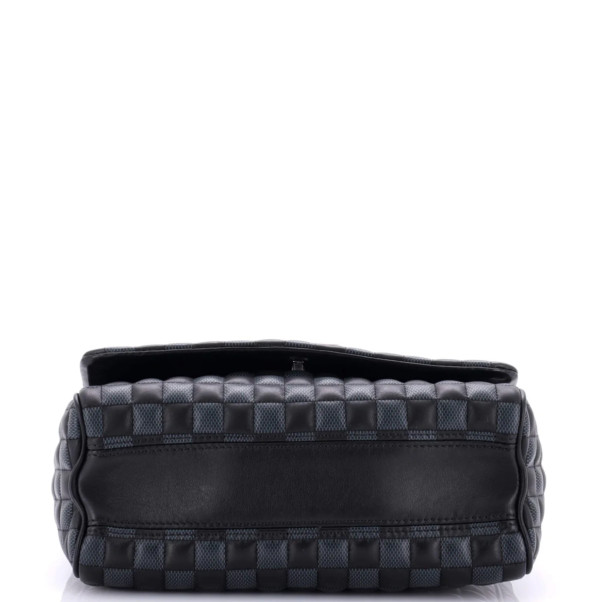 Twist Handbag Damier Quilted Calf Leather MM - Deep Luxury