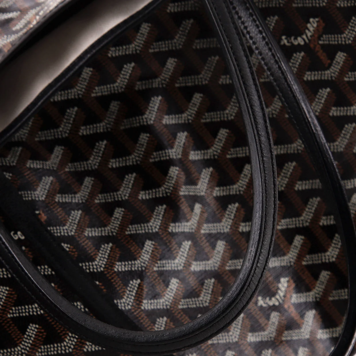 Saint Louis Tote Claire Voie Coated Canvas PM - Deep Luxury