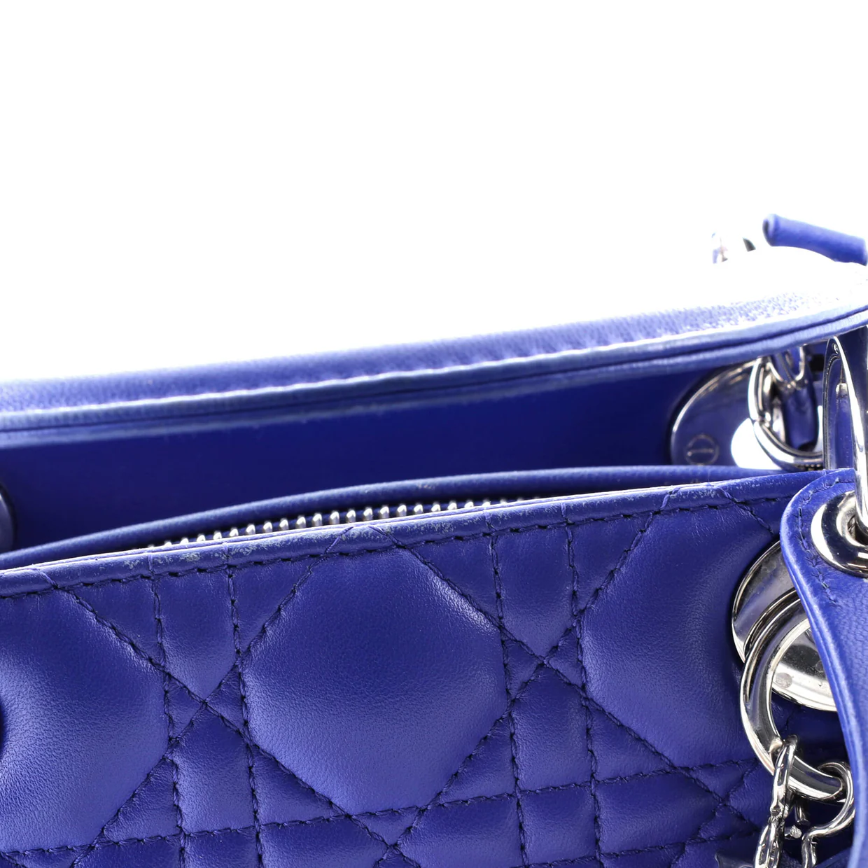 Lady Dior Bag Cannage Quilt Lambskin Medium - Deep Luxury