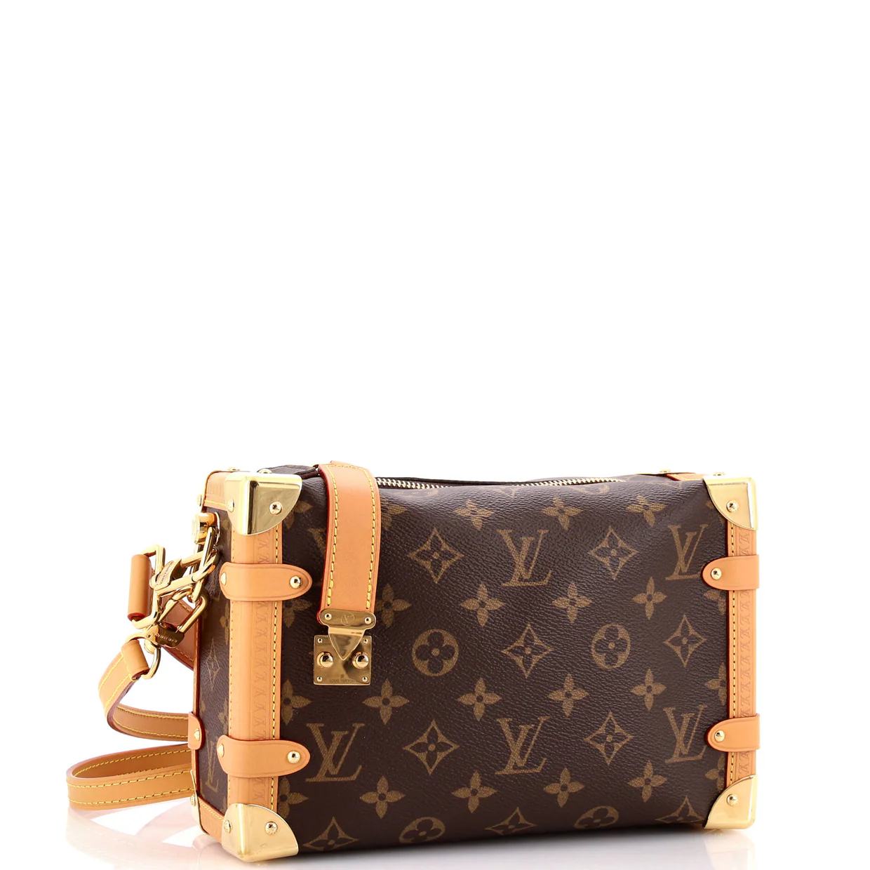 Side Trunk Handbag Monogram Canvas MM - Deep Luxury
