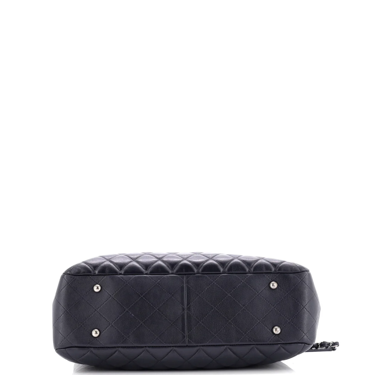 Classic CC Shopping Tote Quilted Calfskin Large - Deep Luxury