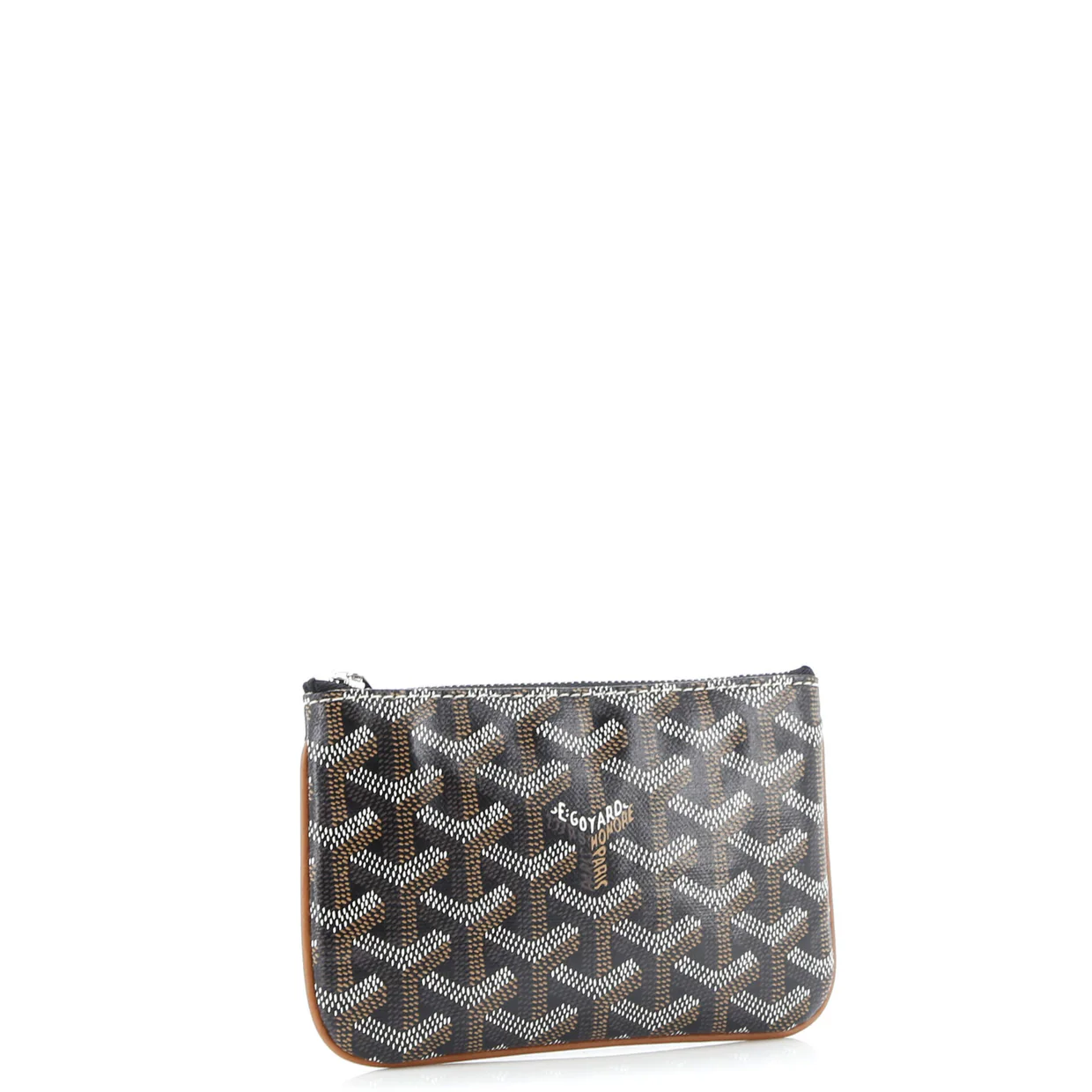 Senat Zip Pouch Coated Canvas Mini - Deep Luxury