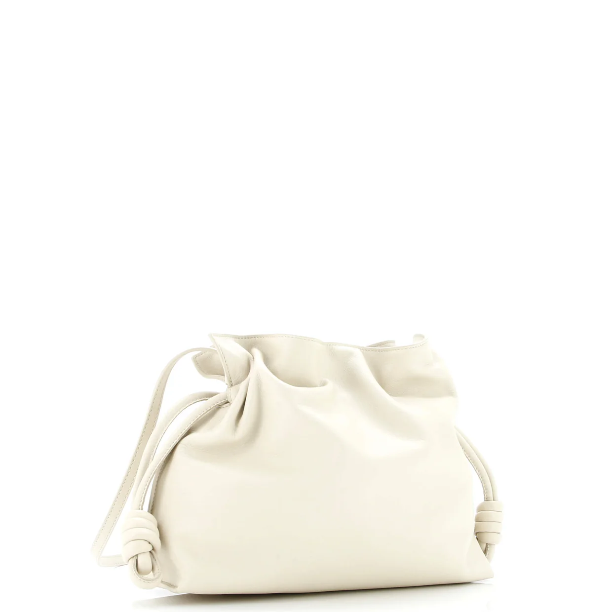 Flamenco Knot Clutch Leather Medium - Deep Luxury