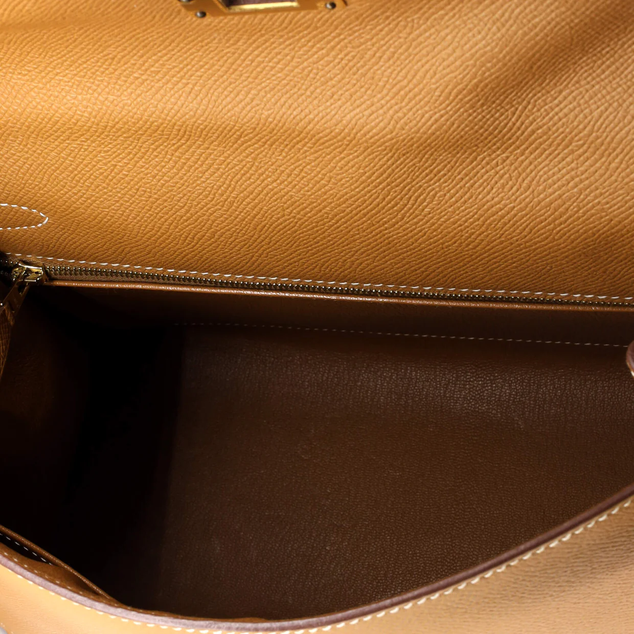Kelly Handbag Gold Epsom with Gold Hardware 28 - Deep Luxury
