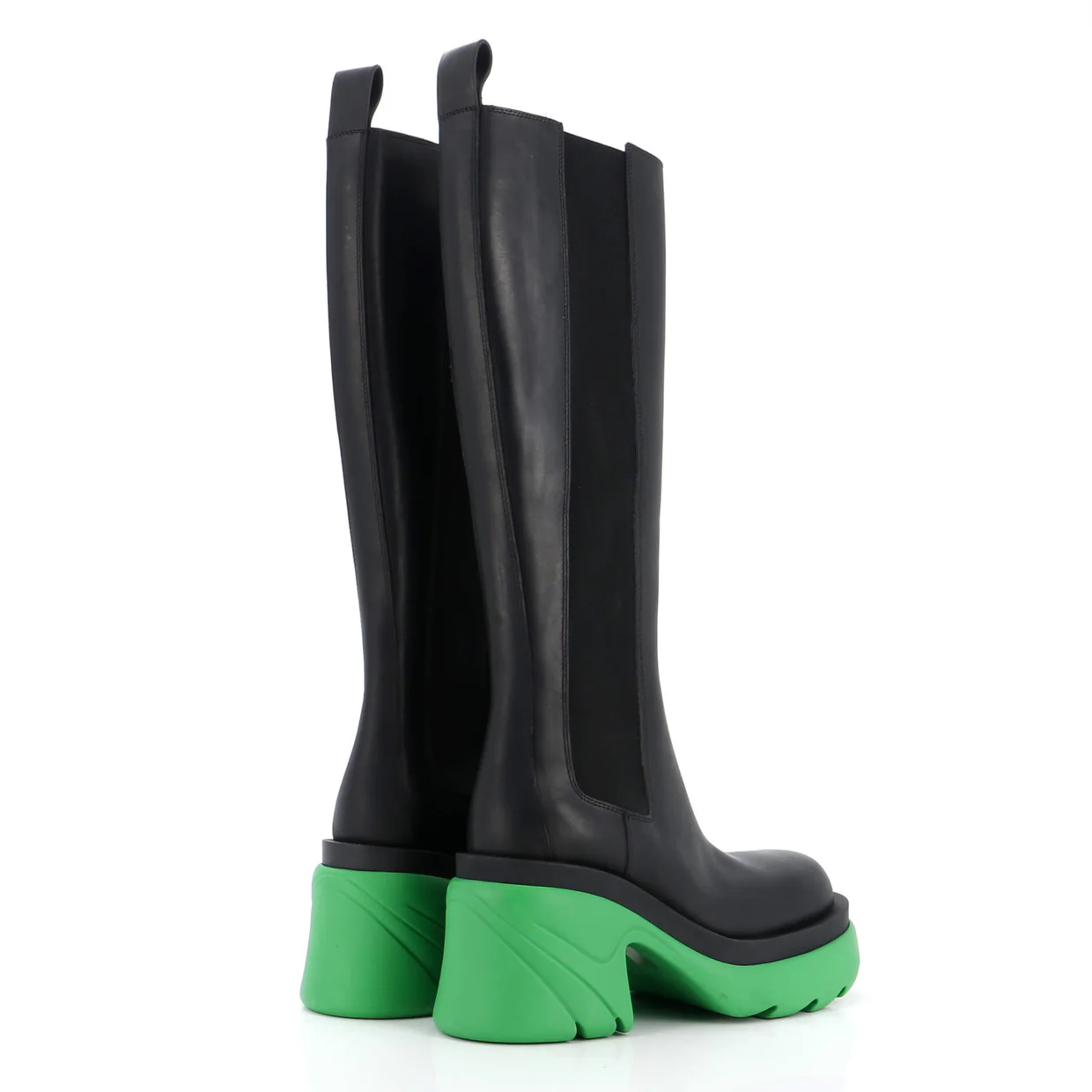 Women's The Flash Knee High Chelsea Boots Leather - Deep Luxury