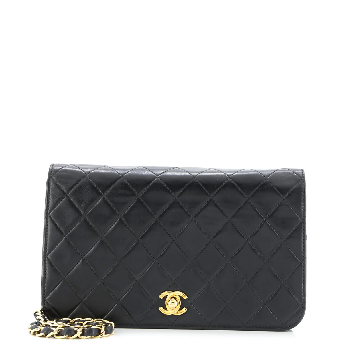 Vintage Full Flap Bag Quilted Lambskin Medium - Deep Luxury