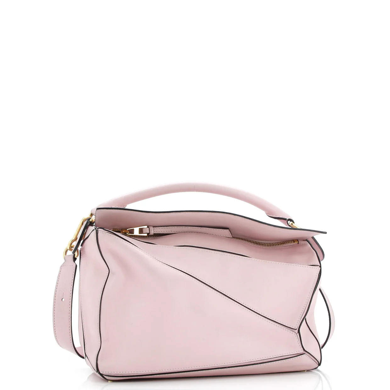 Puzzle Bag Leather Medium - Deep Luxury