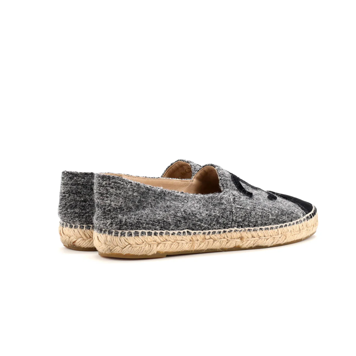 Women's CC Cap Toe Espadrilles Wool - Deep Luxury