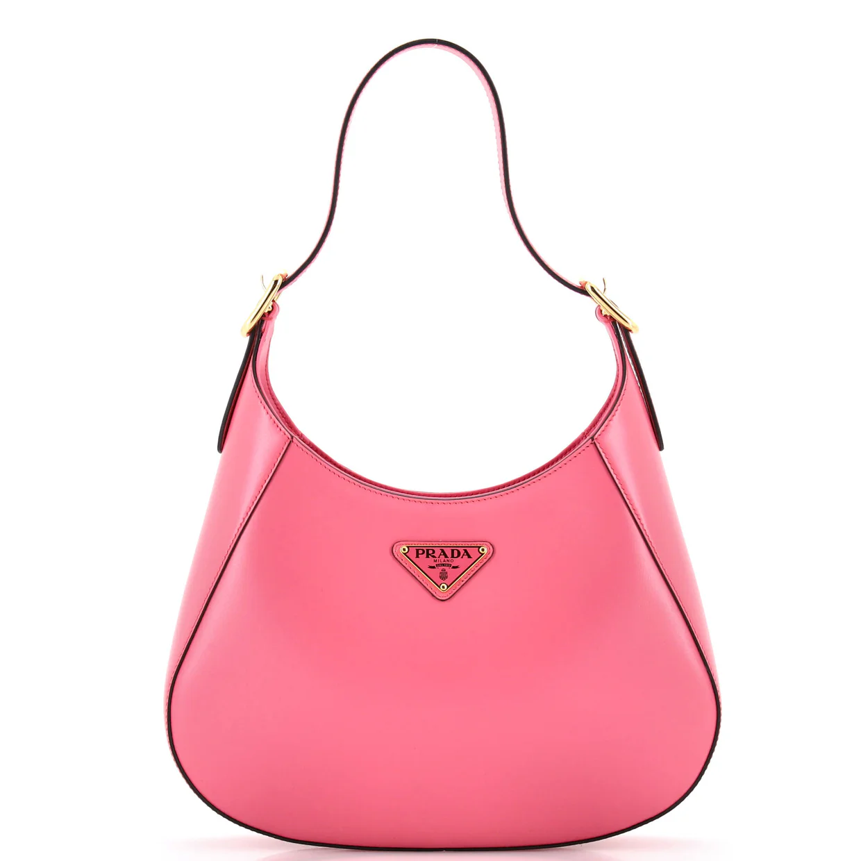Cleo Shoulder Bag Box Calf Medium - Deep Luxury