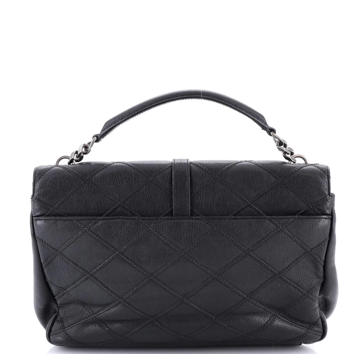 Classic Monogram College Bag Quilted Leather Large - Deep Luxury