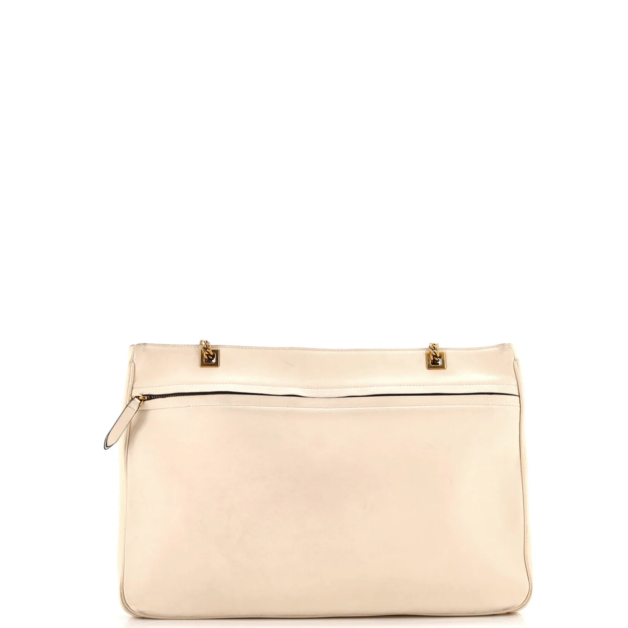 Viva Superstar Chain Tote Leather Medium - Deep Luxury