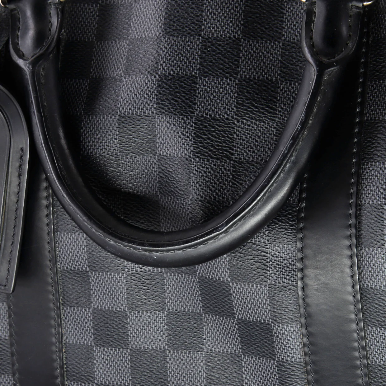 Keepall Bandouliere Bag Damier Graphite 55 - Deep Luxury