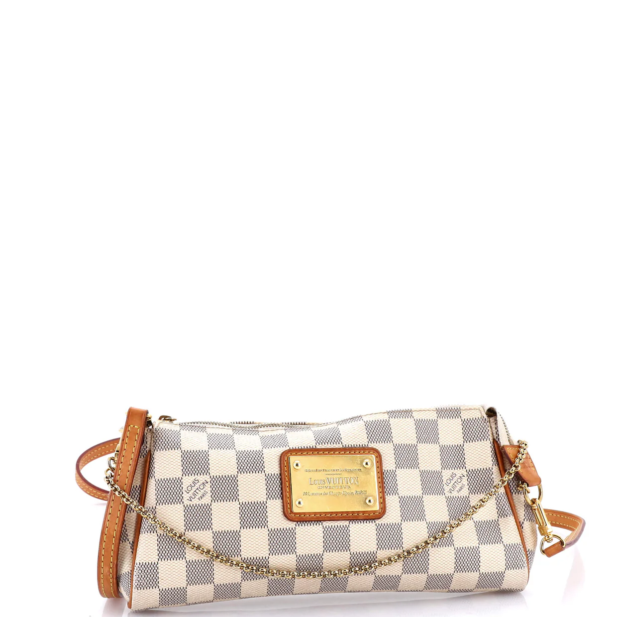 Eva Handbag Damier - Deep Luxury