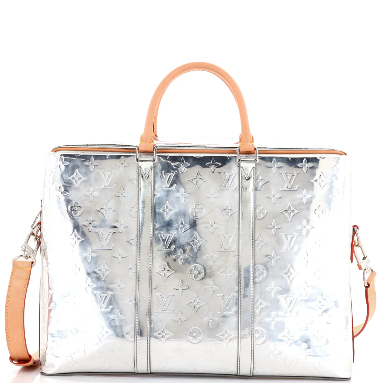 Neo Porte Documents Voyage Monogram Mirror Coated Canvas - Deep Luxury