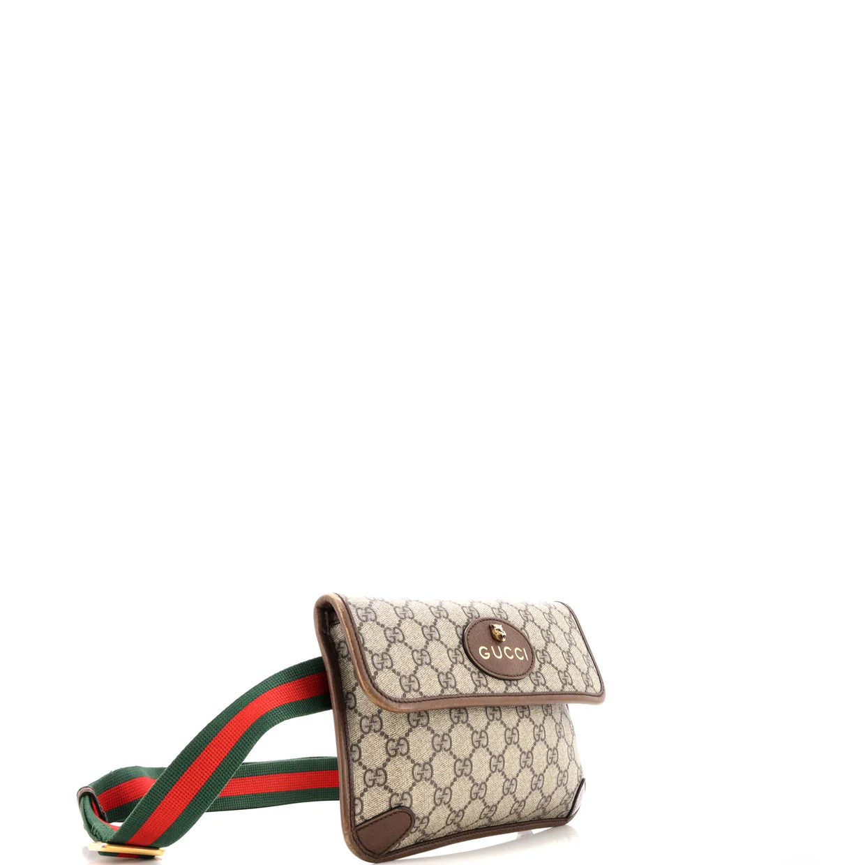 Neo Vintage Flap Belt Bag GG Coated Canvas - Deep Luxury