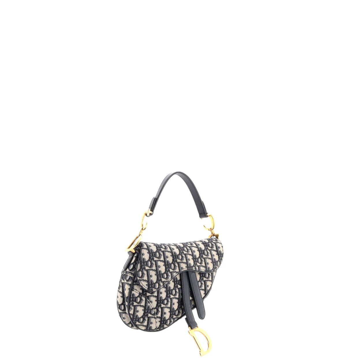 Saddle Handbag Oblique Canvas Mini - Deep Luxury