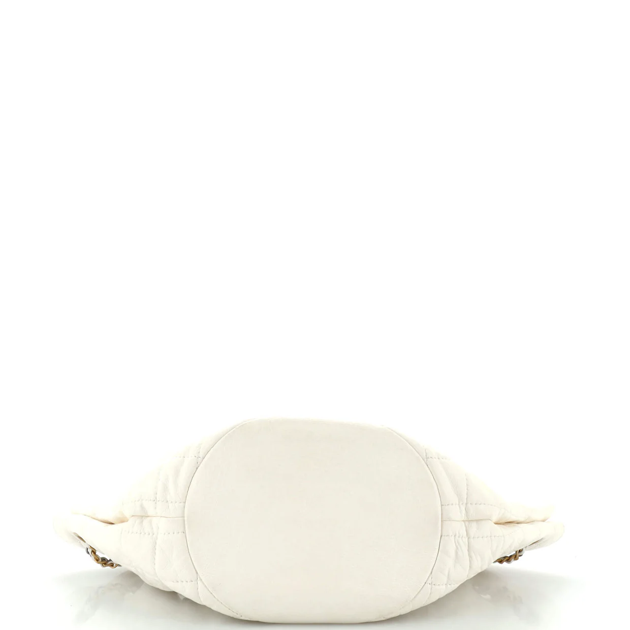 CC Turnlock Drawstring Bucket Tote Quilted Lambskin Small - Deep Luxury