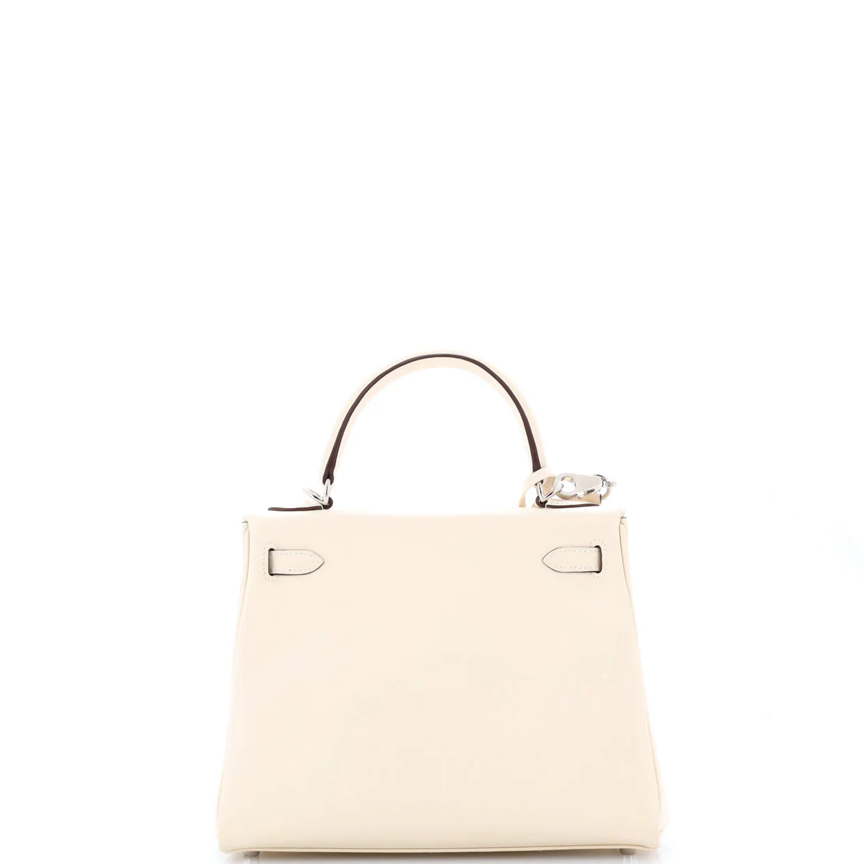 Kelly Handbag Light Swift with Palladium Hardware 25 - Deep Luxury