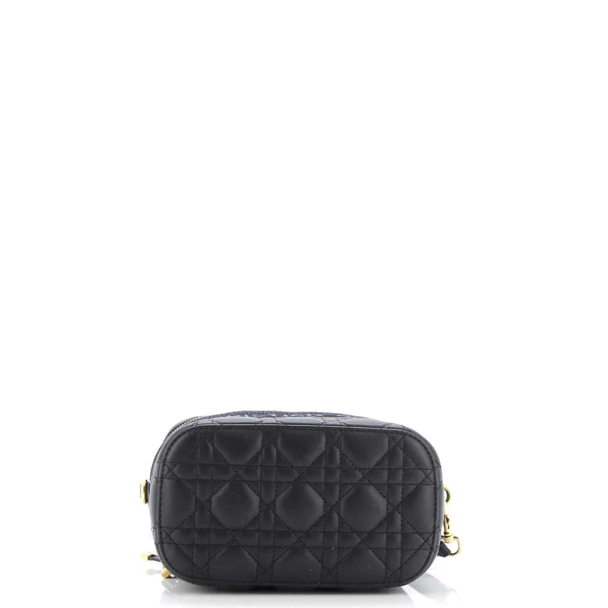 DiorTravel Convertible Vanity Case Cannage Quilt Lambskin Small - Deep Luxury