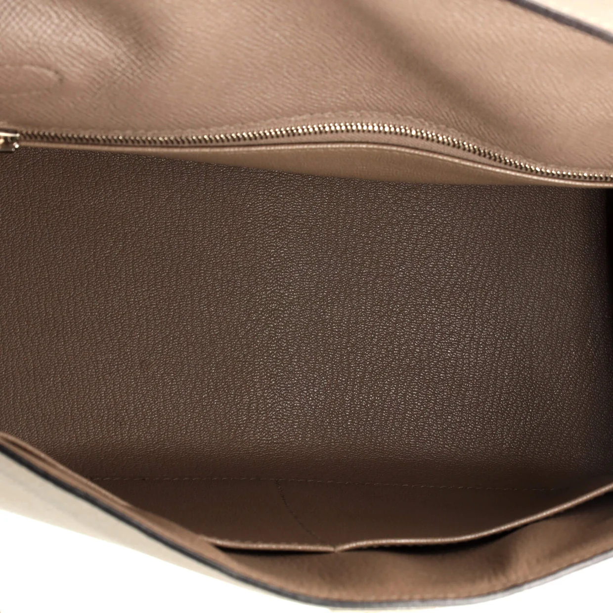 Kelly Handbag Grey Epsom with Palladium Hardware 28 - Deep Luxury