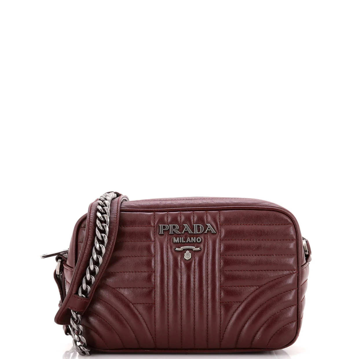 Camera Bag Diagramme Quilted Leather Small - Deep Luxury
