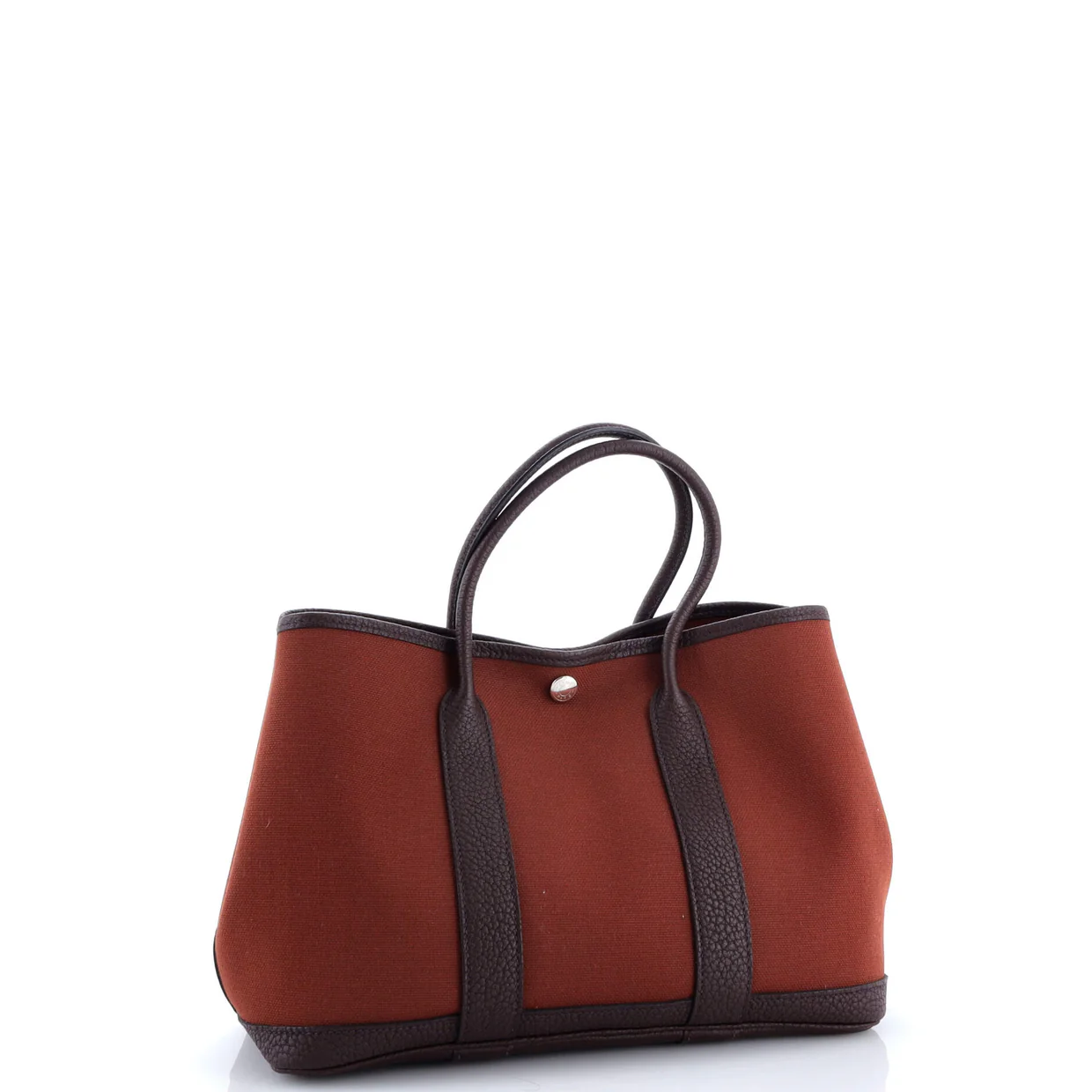 Garden Party Tote Toile and Leather 30 - Deep Luxury