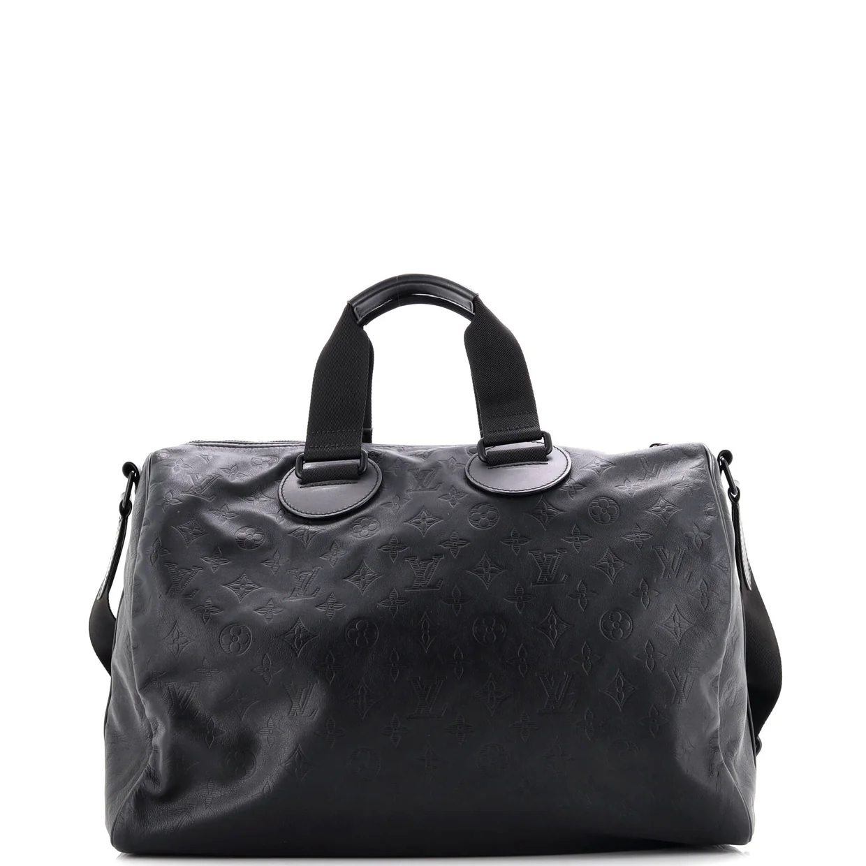 Speedy Bandouliere Bag Monogram Shadow Leather 40 - Deep Luxury