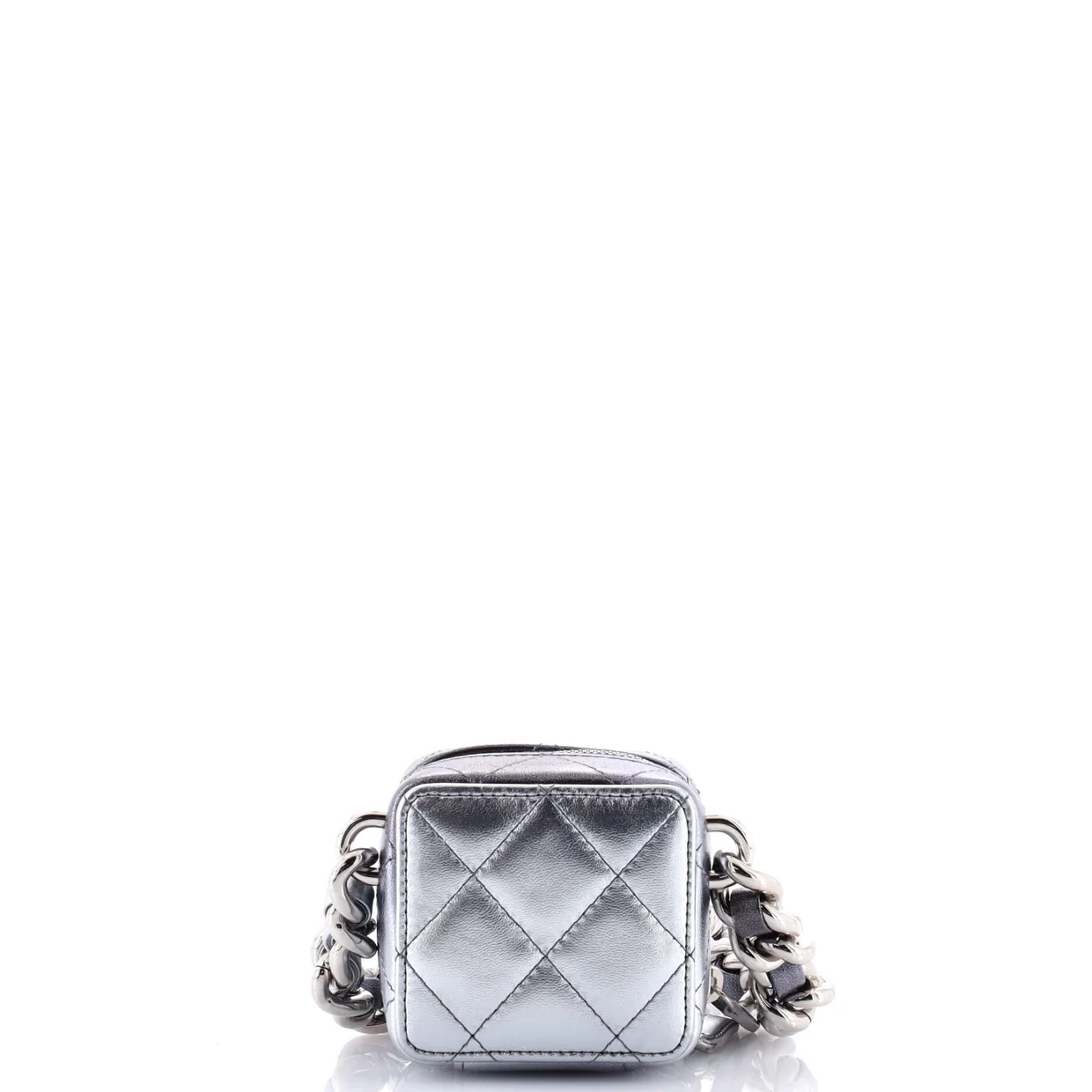 Like A Wallet Clutch With Chain Quilted Gradient Metallic Lambskin Mini - Deep Luxury