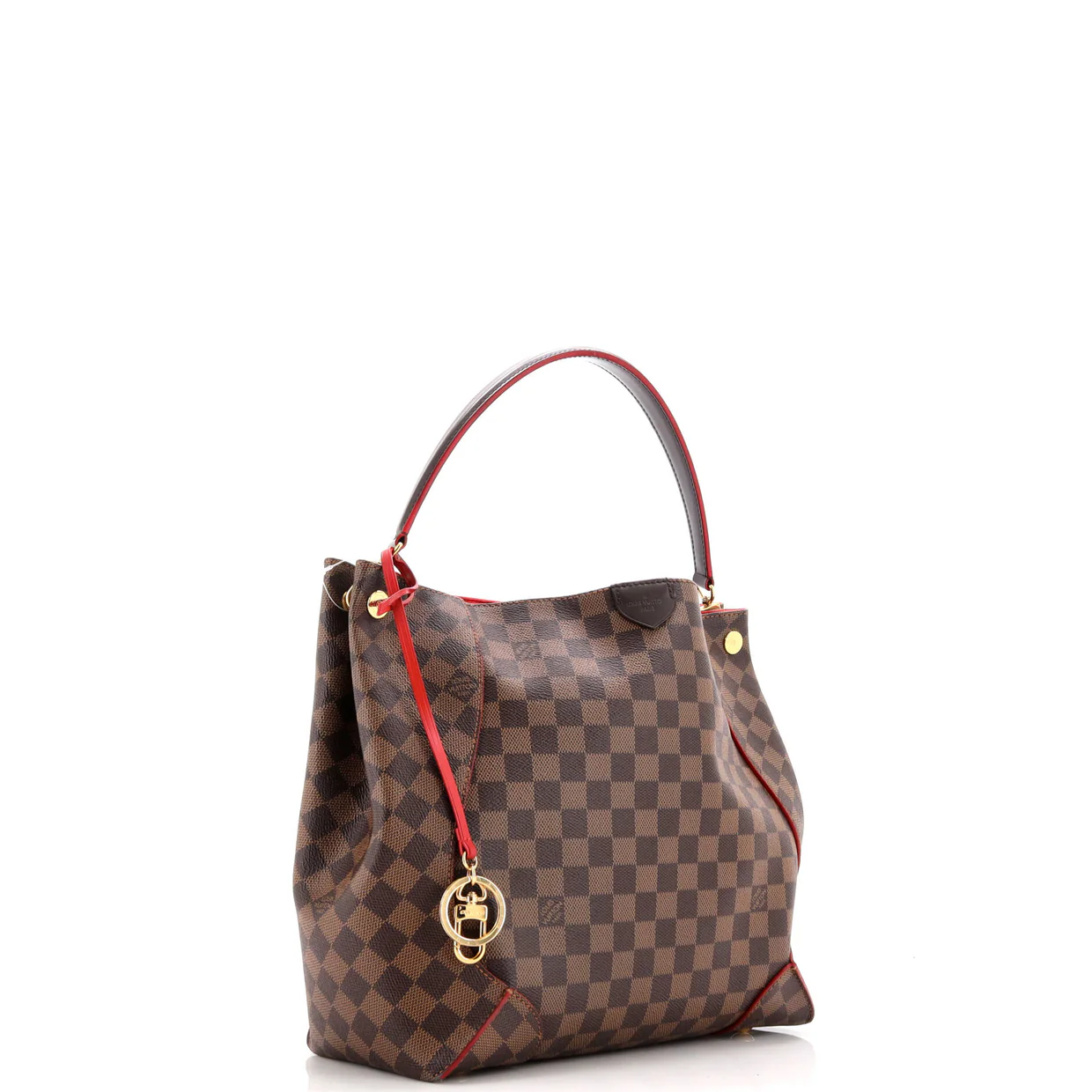 Caissa Hobo Damier with Leather - Deep Luxury