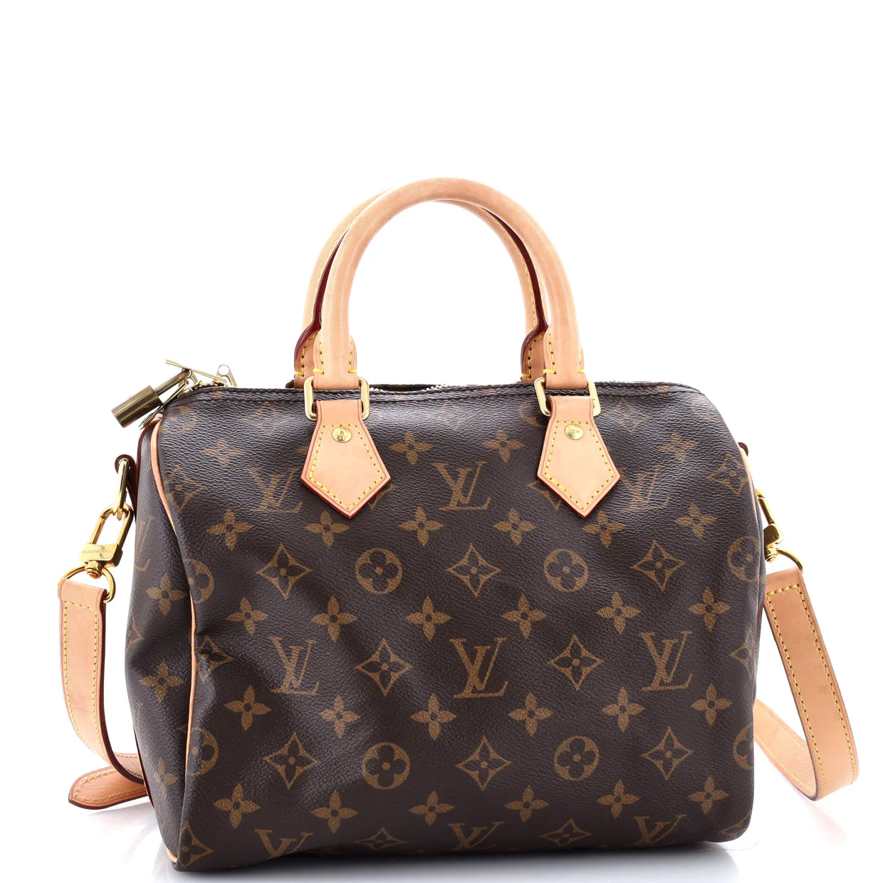Speedy Bandouliere Bag Monogram Canvas 25 - Deep Luxury