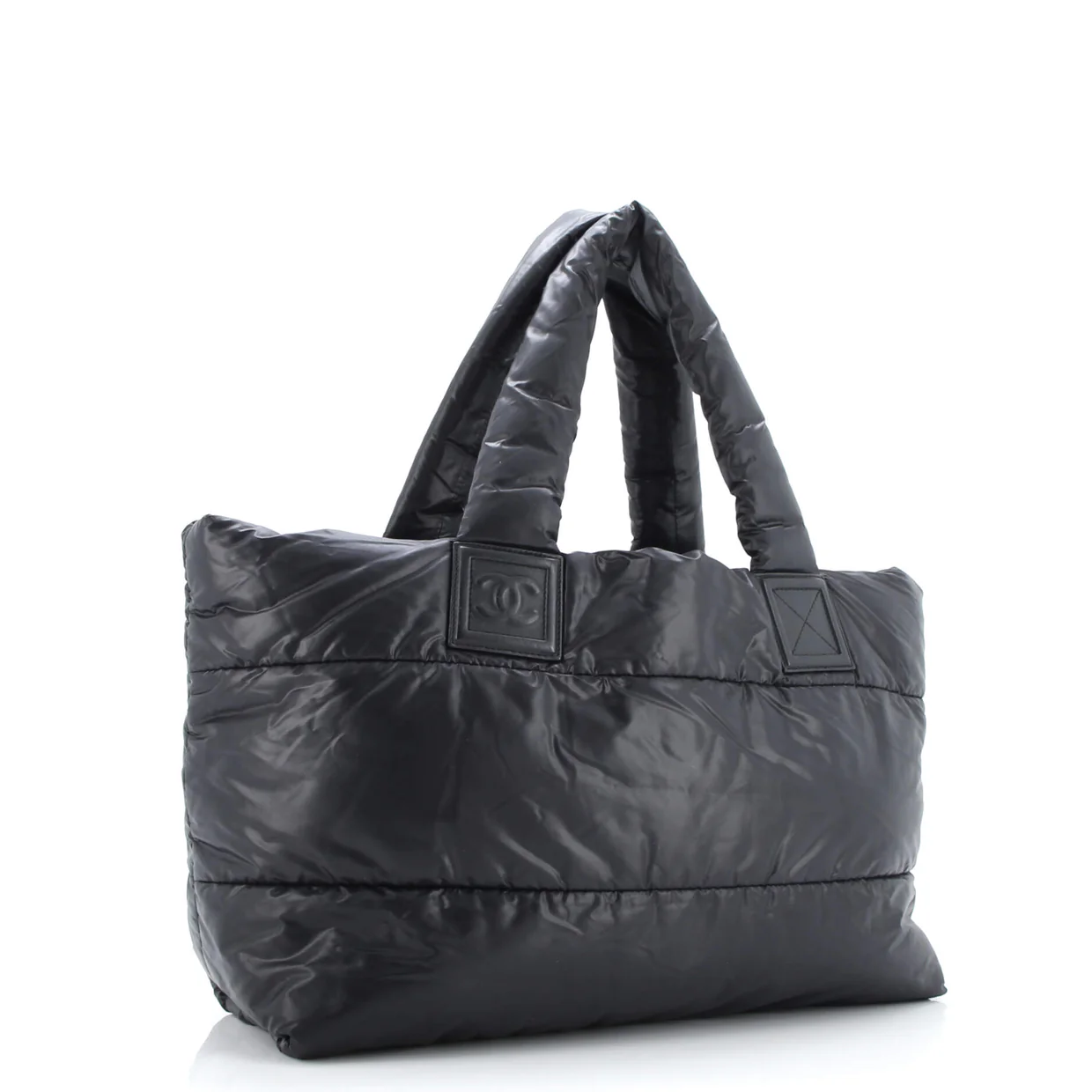 Coco Cocoon Reversible Tote Quilted Nylon Medium - Deep Luxury