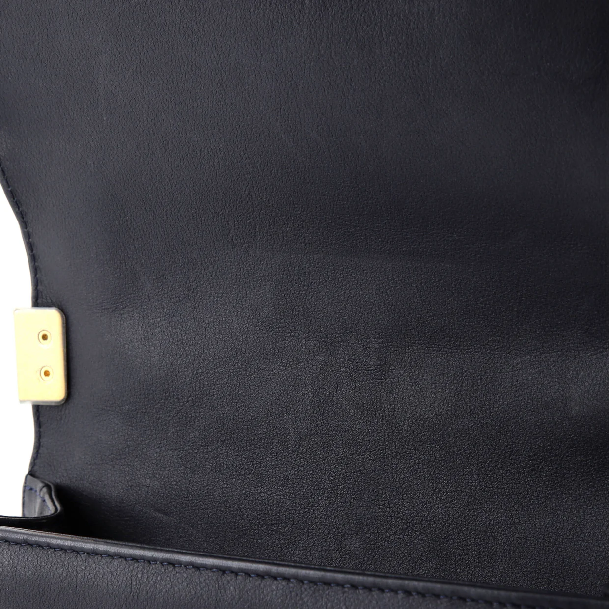 Top Handle Boy Flap Bag Fur Small - Deep Luxury