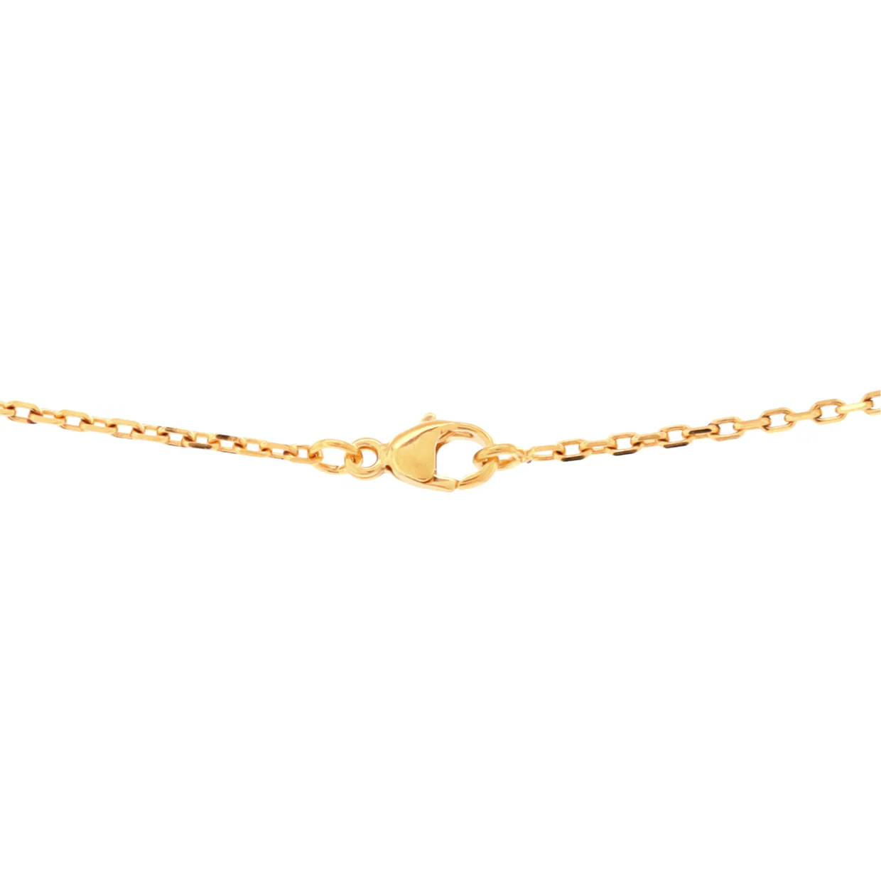 Pop H Pendant Chain Necklace Metal and Enamel Mini - Deep Luxury