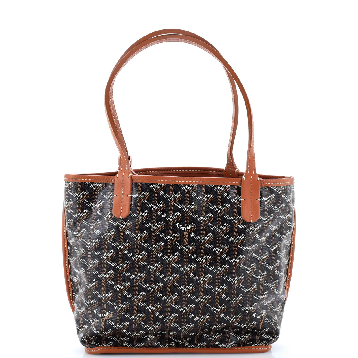 Anjou Reversible Tote Coated Canvas Mini - Deep Luxury