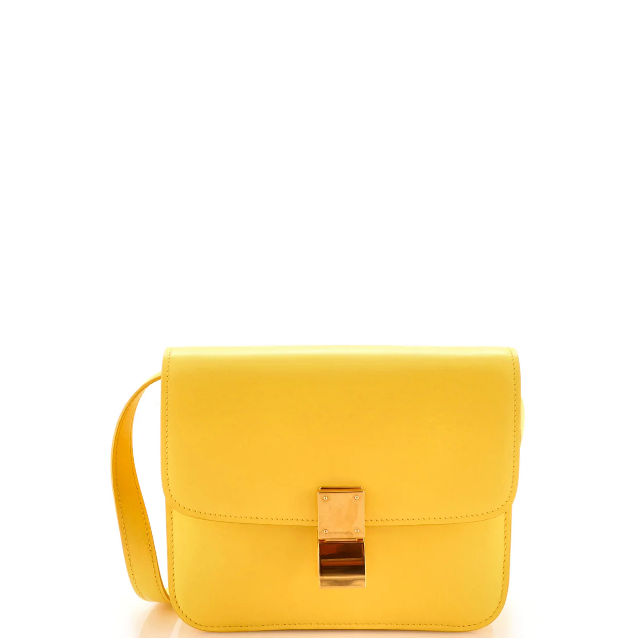 Classic Box Bag Smooth Leather Teen - Deep Luxury