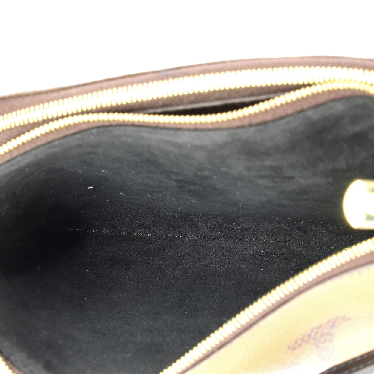 Double Zip Pochette Reverse Monogram Giant - Deep Luxury