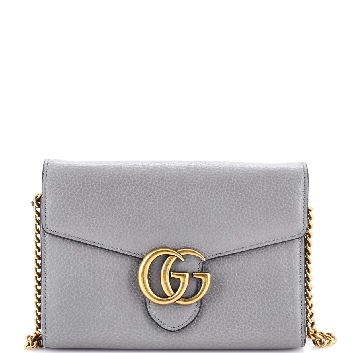 GG Marmont Chain Wallet Leather Mini - Deep Luxury
