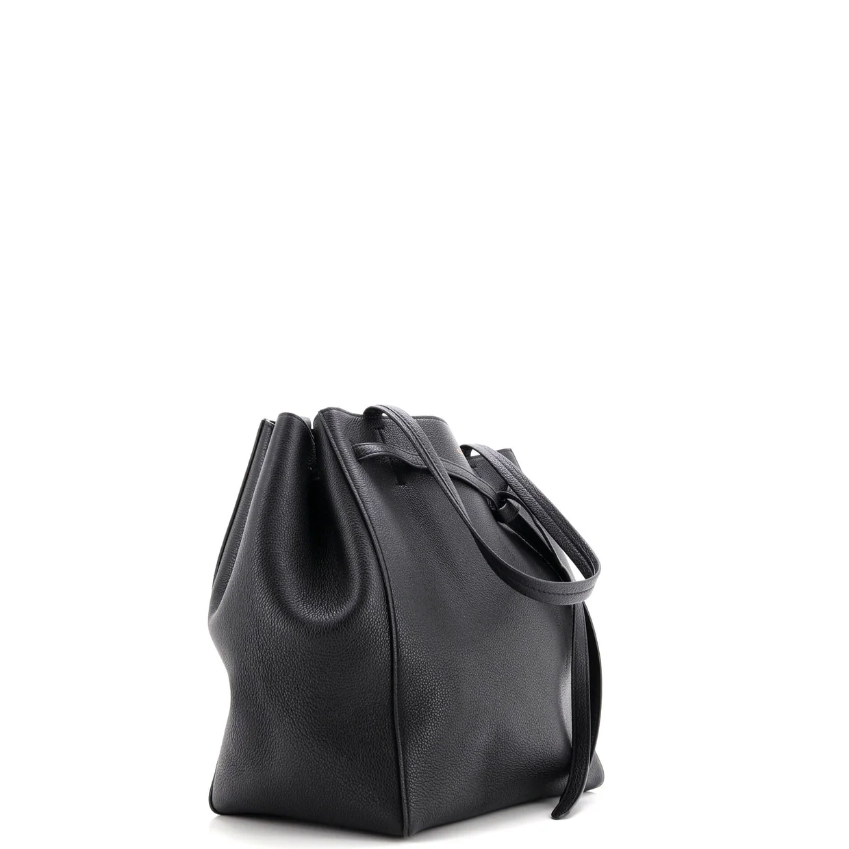 Phantom Tie Cabas Tote Leather Small - Deep Luxury