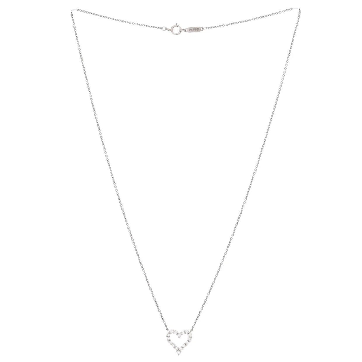 Heart Pendant Necklace 18K Yellow Gold with Diamonds Small - Deep Luxury